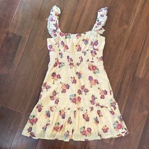 URBAN OUTFITTERS YELLOW SUNDRESS